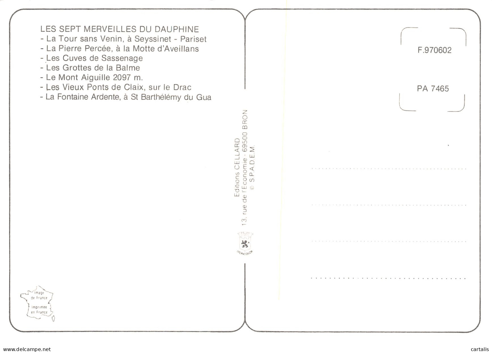 38-LE DAUPHINE LES SEPT MERVEILLES-N°4178-A/0235 - Other & Unclassified