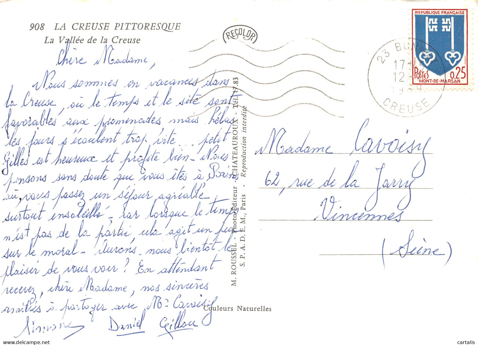 23-VALLEE DE LA CREUSE-N°4178-A/0221 - Andere & Zonder Classificatie