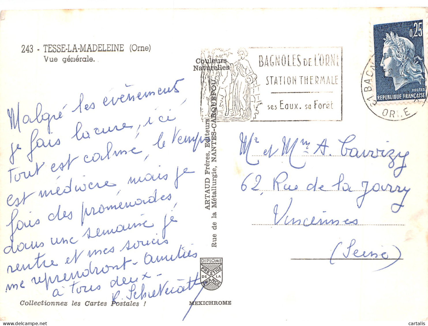 61-TESSE LA MADELEINE-N°4178-A/0133 - Other & Unclassified