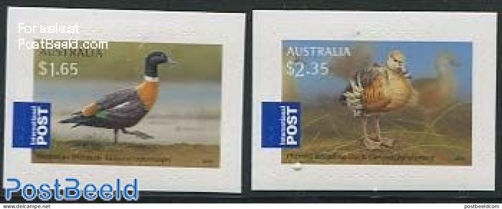 Australia 2012 Waterbirds 2v S-a, Mint NH, Nature - Birds - Ducks - Neufs