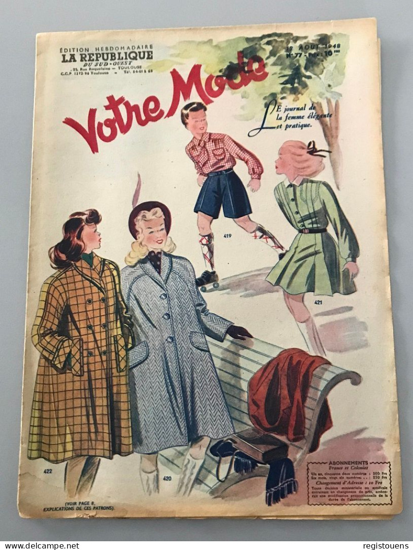 Votre Mode N° 77 - 1900 - 1949