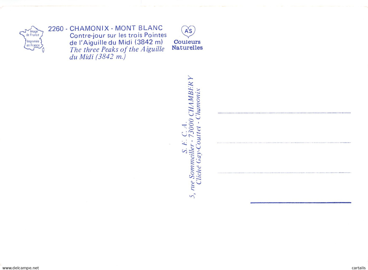 74-CHAMONIX MONT BLANC-N°4177-D/0235 - Chamonix-Mont-Blanc