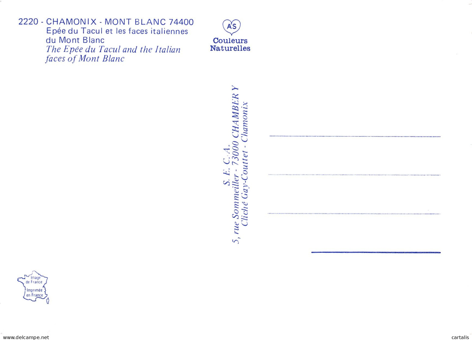 74-CHAMONIX MONT BLANC-N°4177-D/0227 - Chamonix-Mont-Blanc