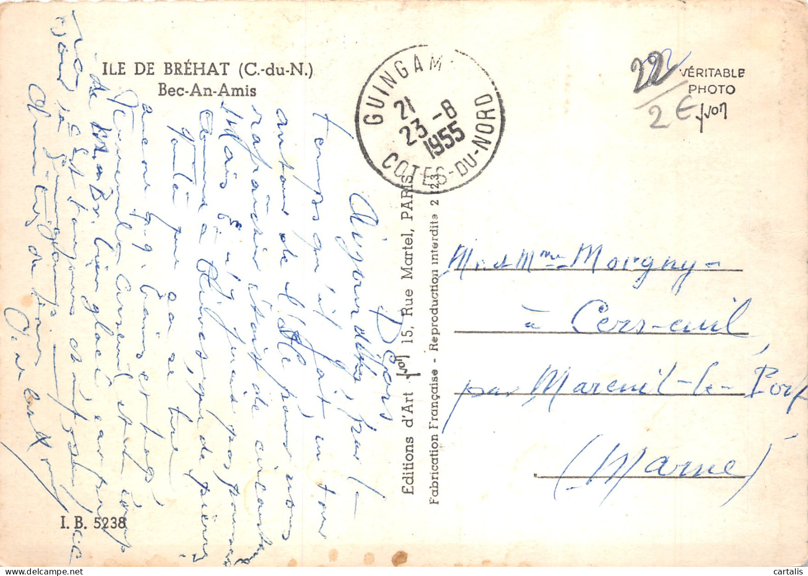 22-BREHAT-N°4177-D/0217 - Altri & Non Classificati