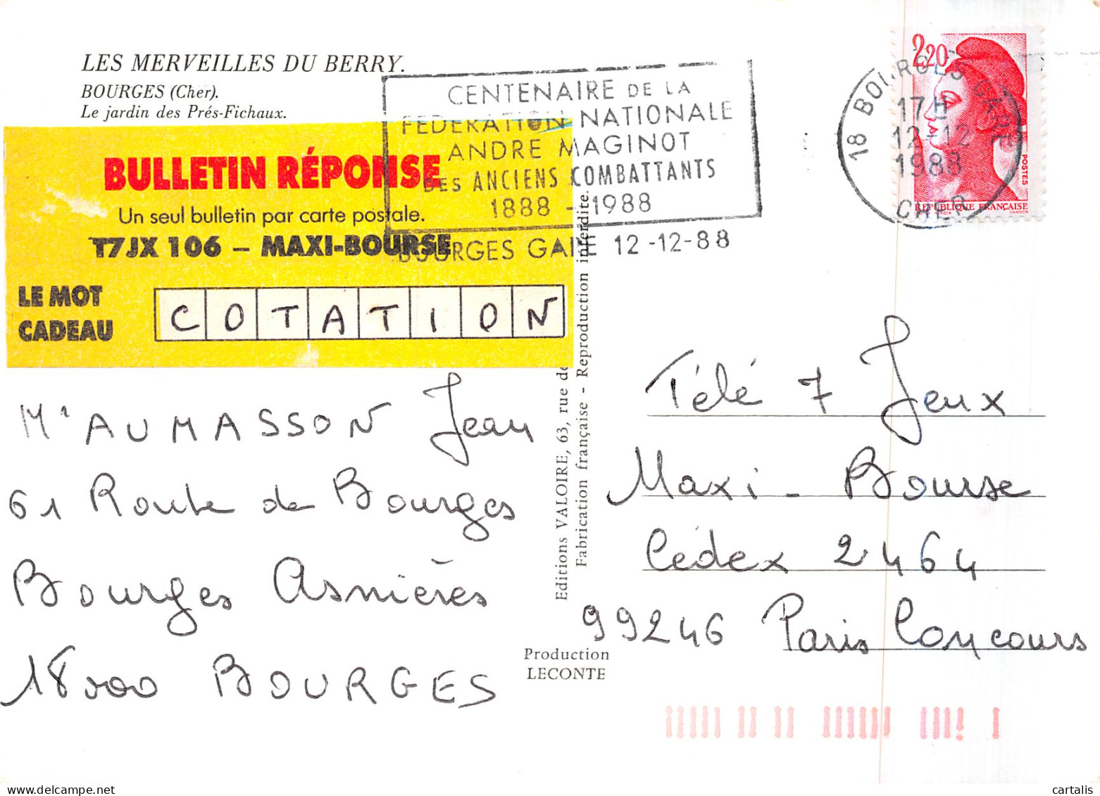 18-BOURGES-N°4177-C/0327 - Bourges