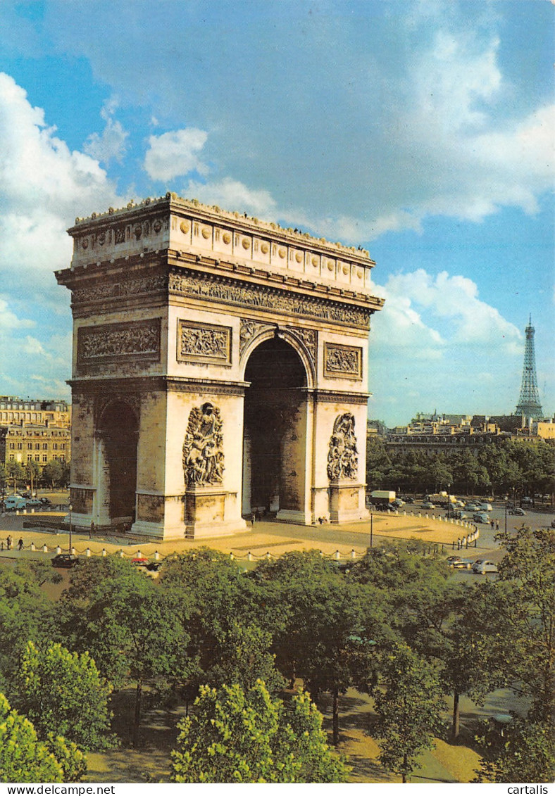 75-PARIS ARC DE TRIOMPHE-N°4177-C/0239 - Arc De Triomphe