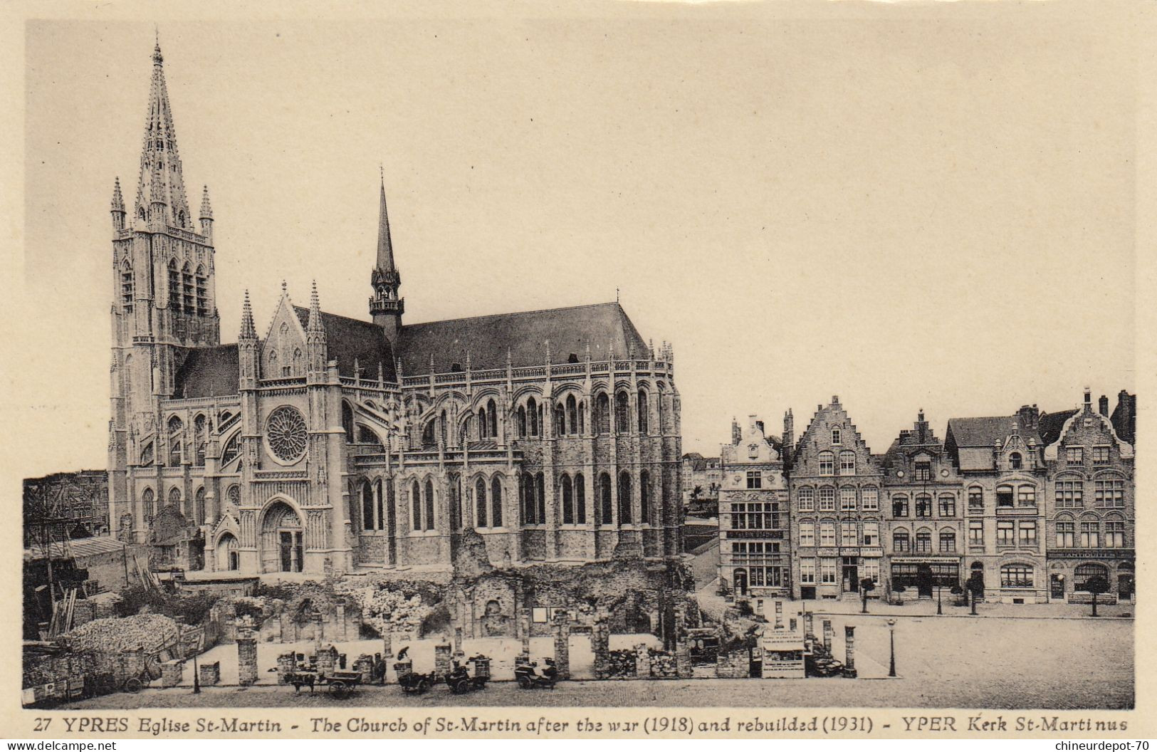 YPRES   CATHEDRALE SAINT MARTIN - Ieper