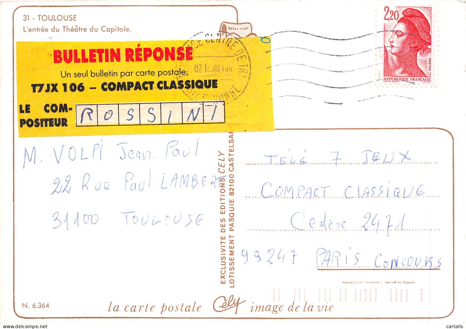 31-TOULOUSE-N°4177-C/0137 - Toulouse