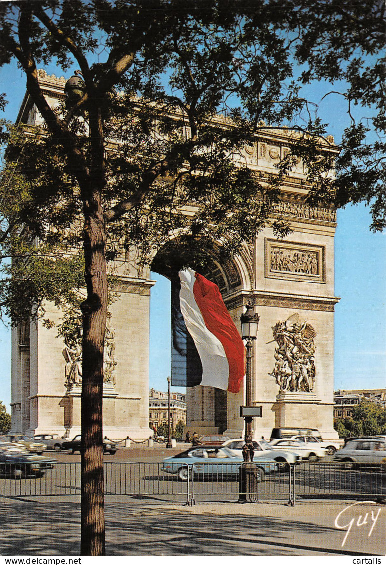 75-PARIS ARC DE TRIOMPHE-N°4177-C/0119 - Arc De Triomphe