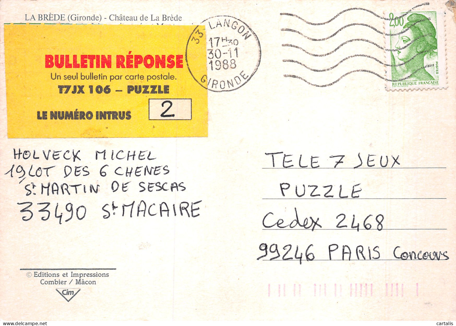 33-LA BREDE-N°4177-C/0111 - Other & Unclassified