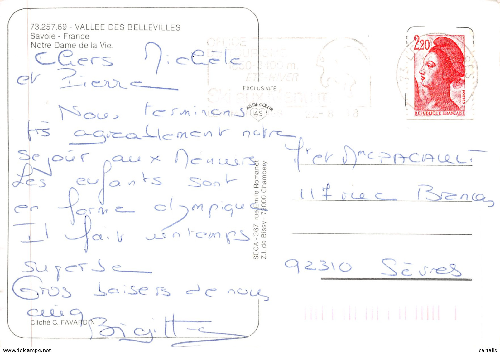 73-VALLEE DES BELLEVILLES-N°4178-D/0093 - Other & Unclassified