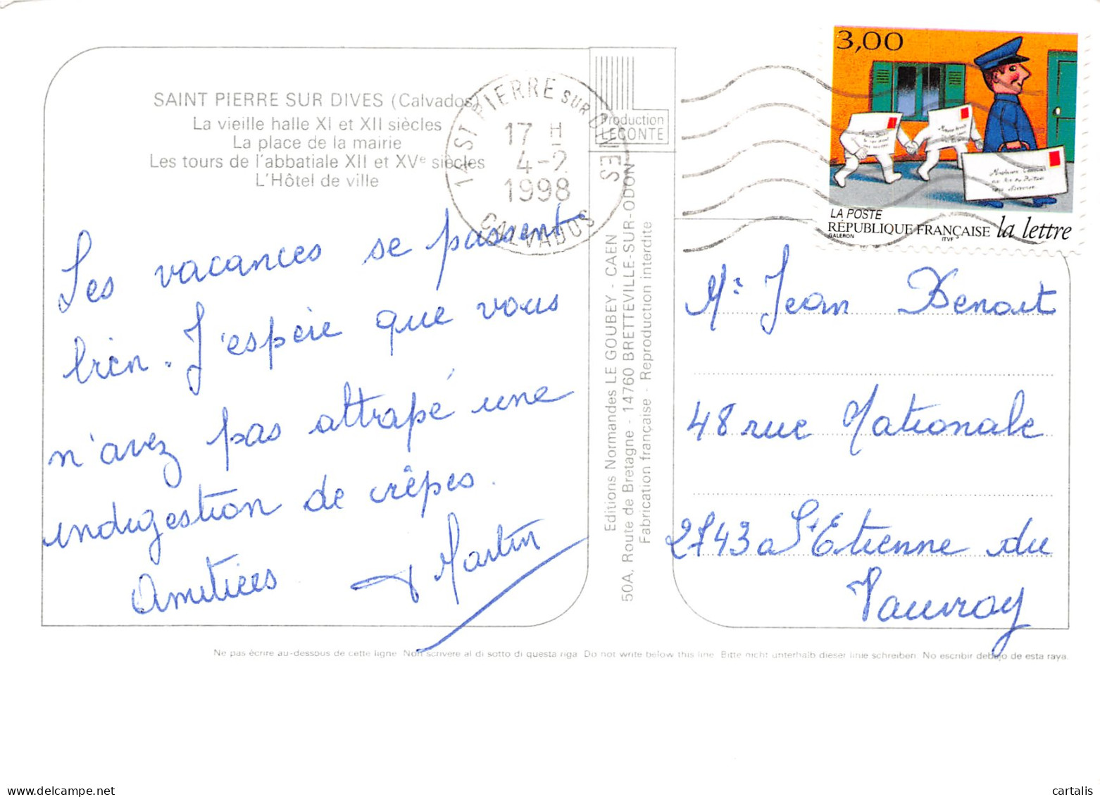 14-SAINT PIERRE SUR DIVES-N°4178-D/0069 - Other & Unclassified