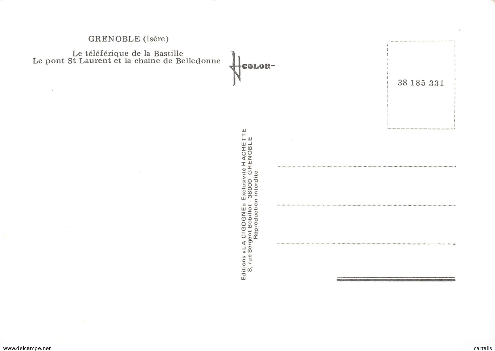 38-GRENOBLE-N°4178-C/0325 - Grenoble