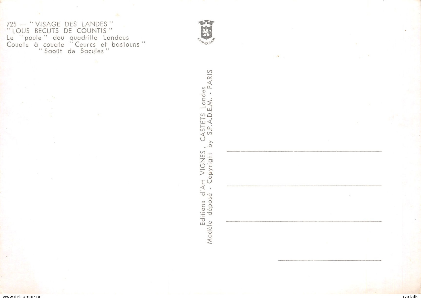 40-COUNTIS LES LANDES-N°4178-C/0163 - Other & Unclassified