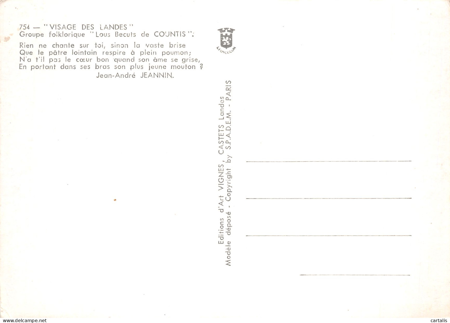 40-COUNTIS LES LANDES-N°4178-C/0161 - Other & Unclassified
