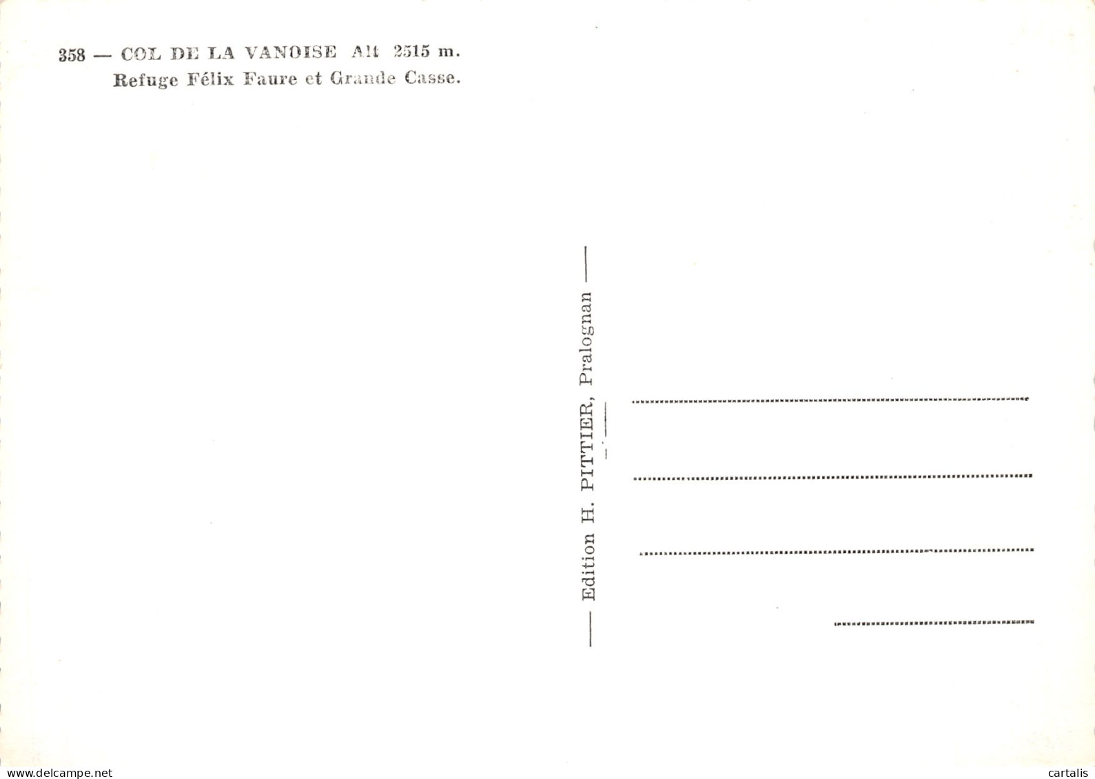 73-COL DE LA VANOISE-N°4178-C/0143 - Other & Unclassified