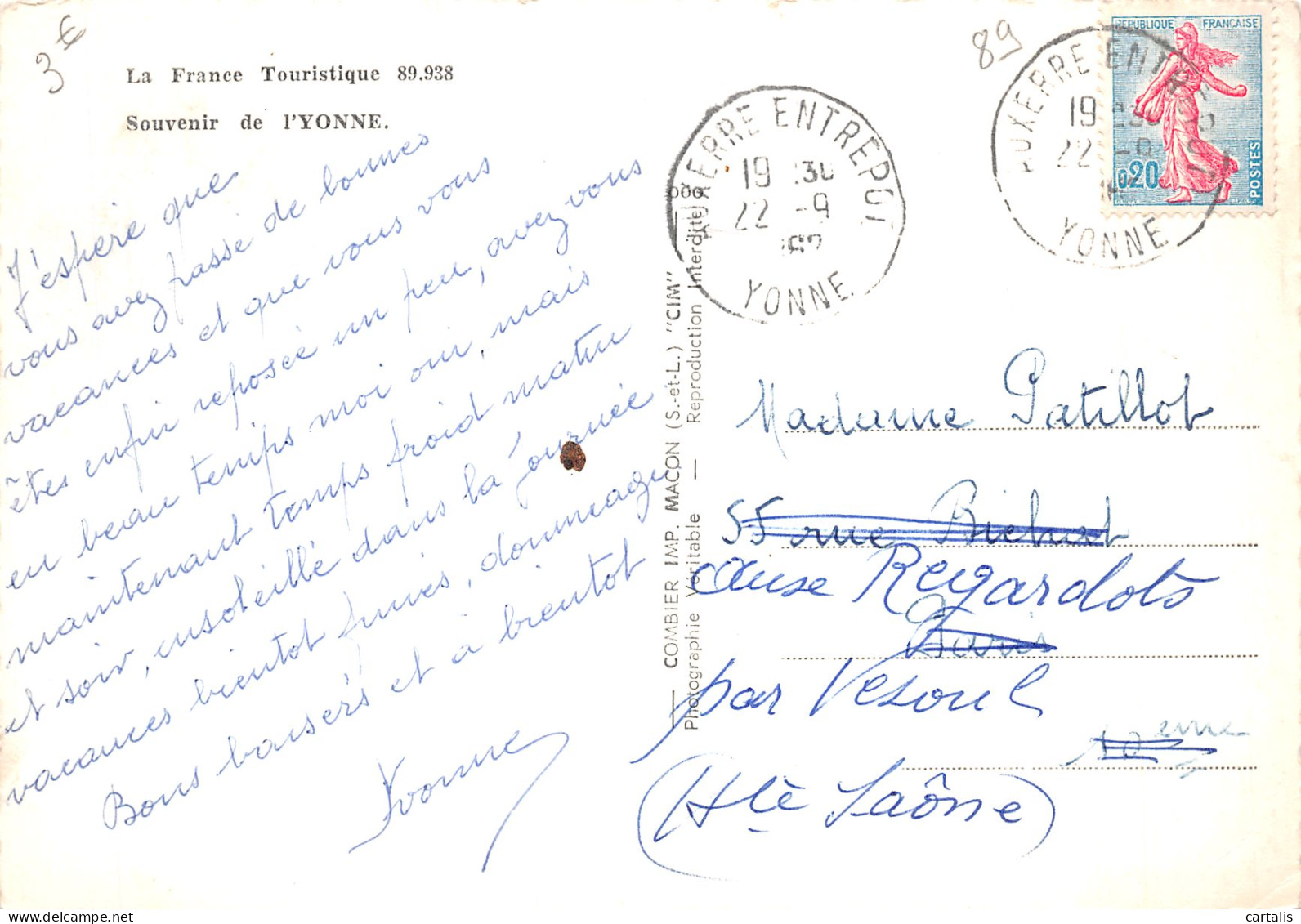 89-L YONNE-N°4178-C/0119 - Other & Unclassified