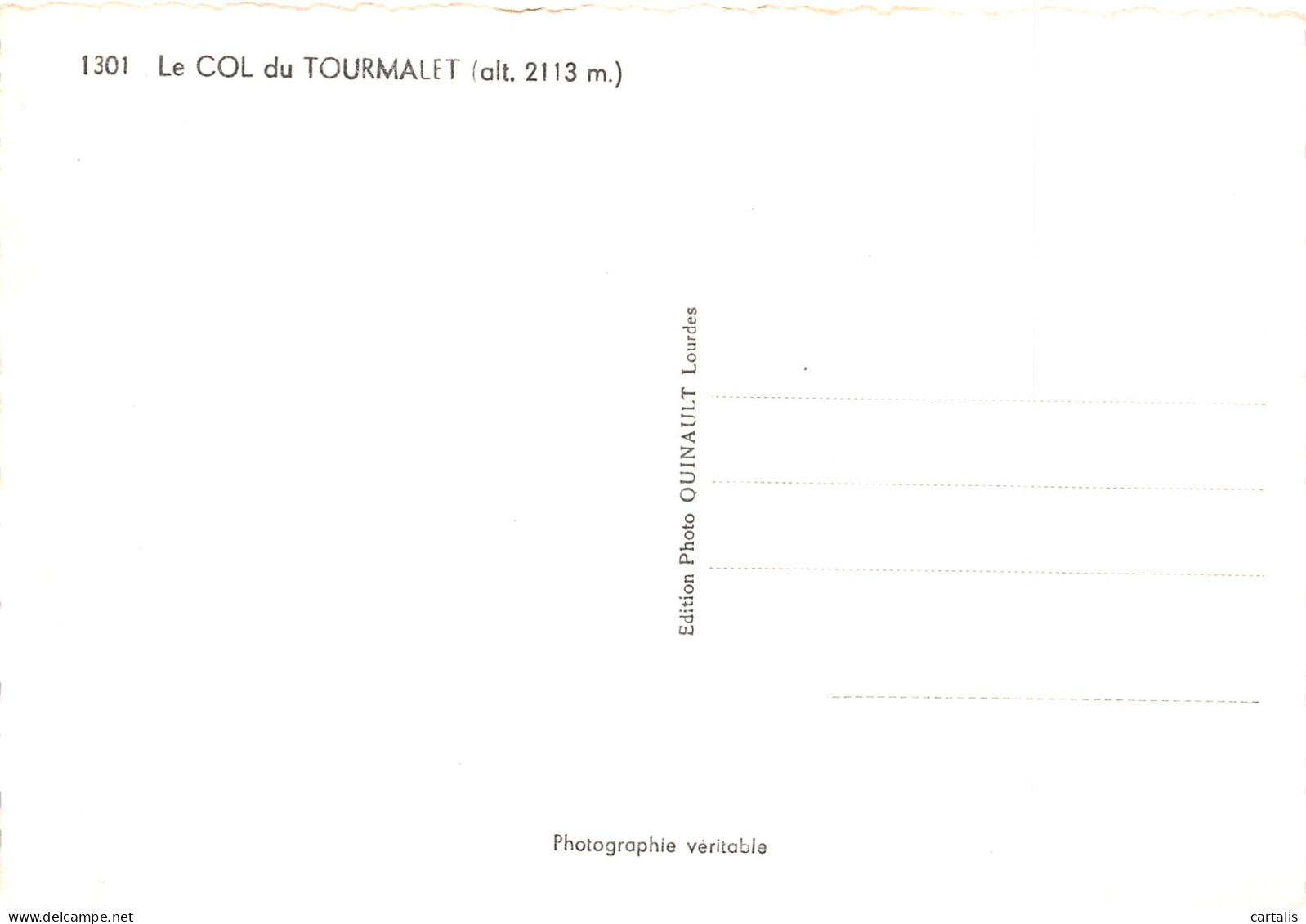 65-LE COL DU TOURMALET-N°4178-C/0085 - Andere & Zonder Classificatie
