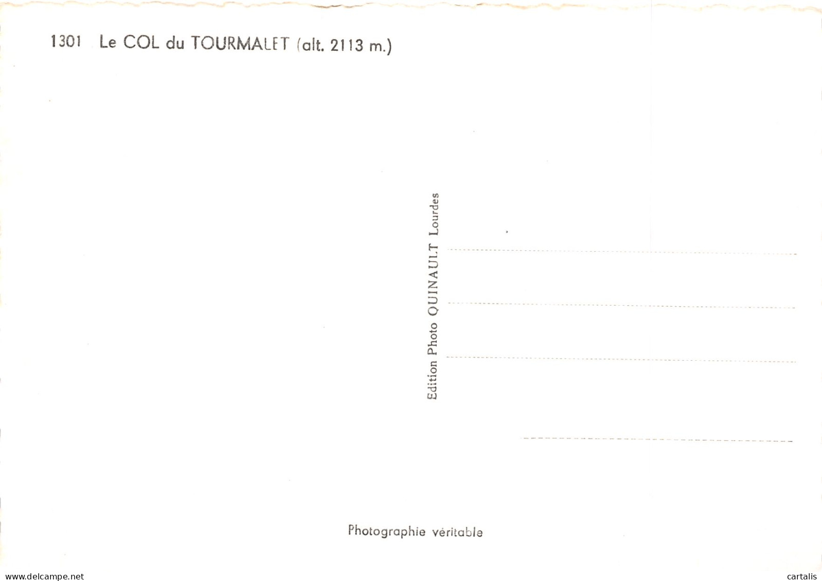 65-LE COL DU TOURMALET-N°4178-C/0085 - Sonstige & Ohne Zuordnung