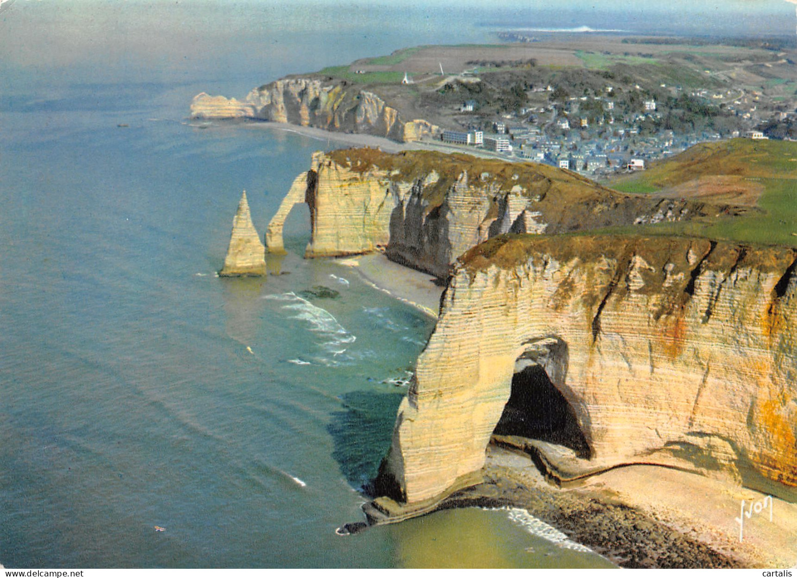 76-ETRETAT LES FALAISES-N°4178-B/0299 - Etretat