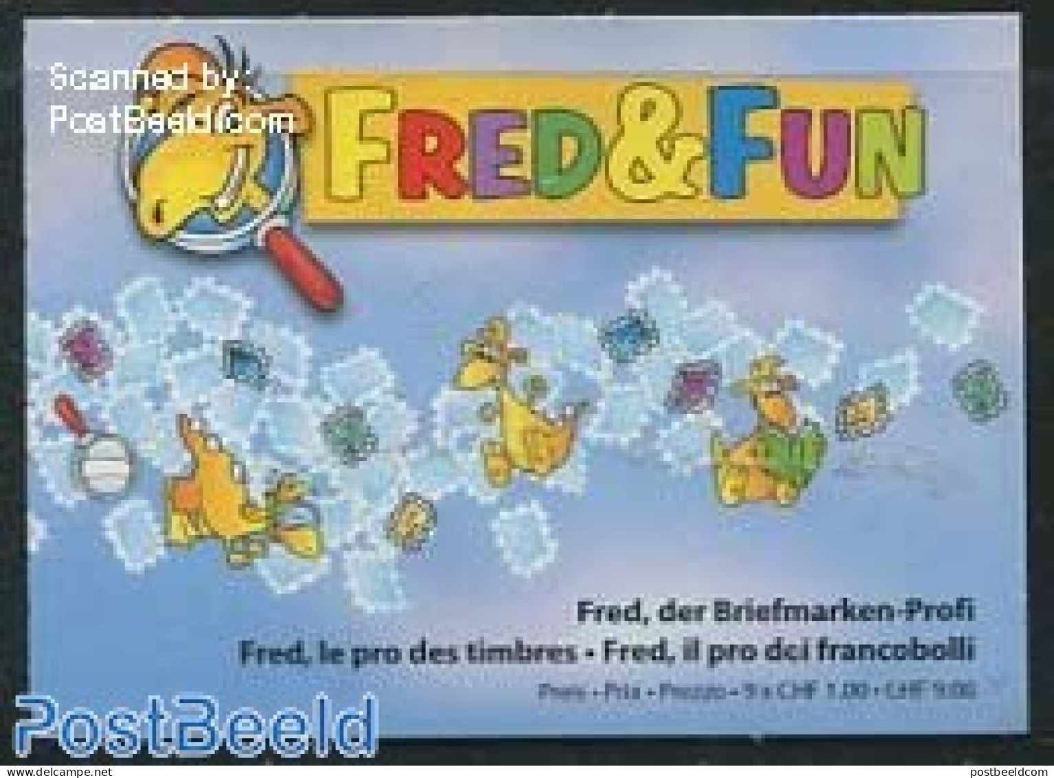 Switzerland 2014 Fred & Fun Booklet, Mint NH, Stamp Booklets - Nuevos
