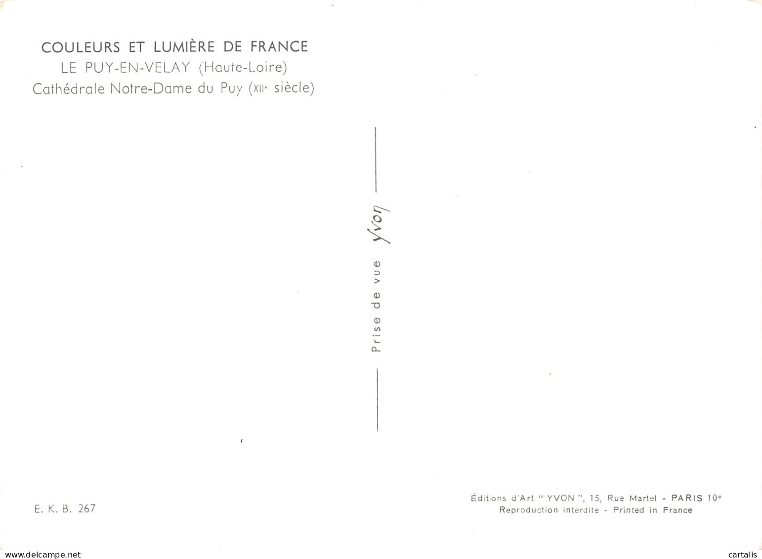 43-LE PUY EN VELAY-N°4178-B/0087 - Le Puy En Velay