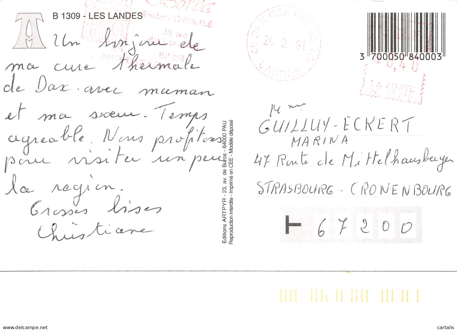 40-LES LANDES-N°4178-B/0041 - Other & Unclassified