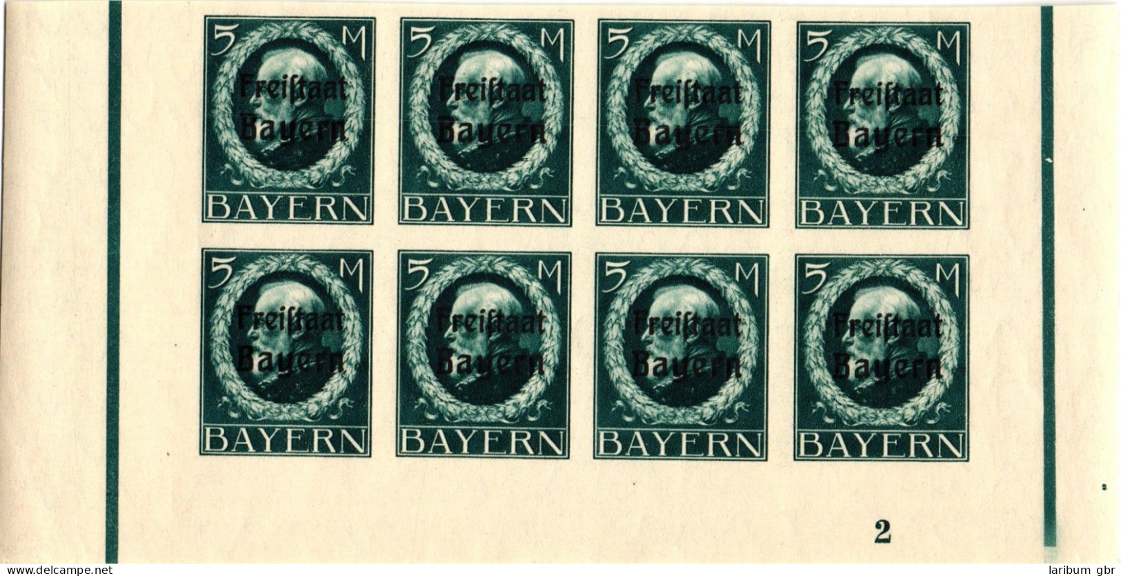 Bayern 168-170 Postfrisch Je Als 8er Bogenteil Mit Nummer #JG100 - Mint