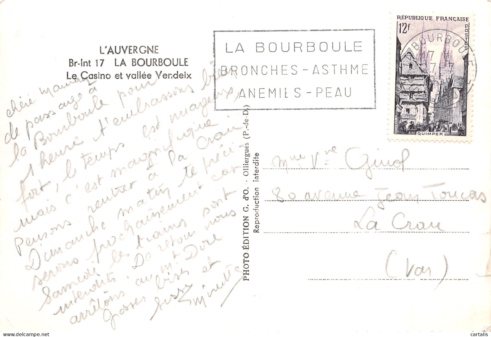 63-LA BOURBOULE-N°4178-A/0375 - La Bourboule