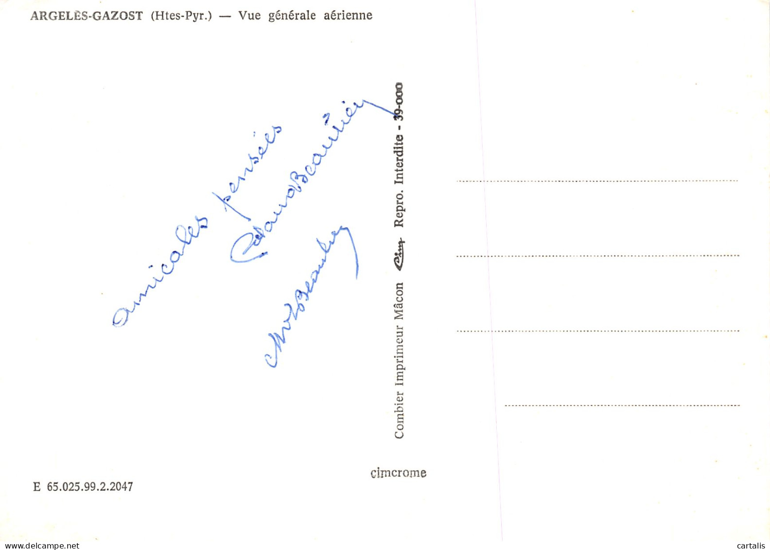 65-ARGELES GAZOST-N°4179-B/0277 - Argeles Gazost