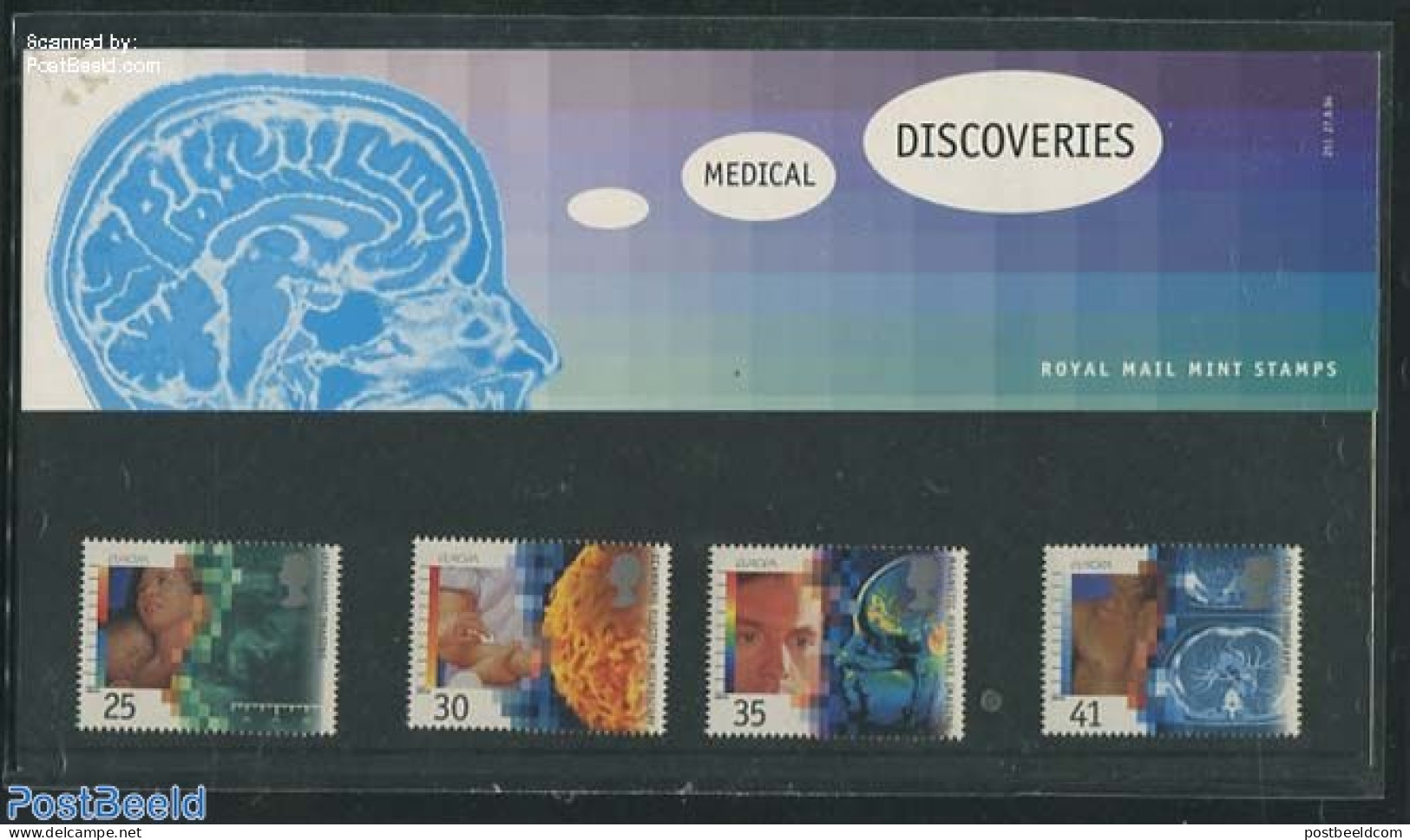 Great Britain 1994 Europa, Discoveries 4v, Presentation Pack, Mint NH, Health - History - Neufs