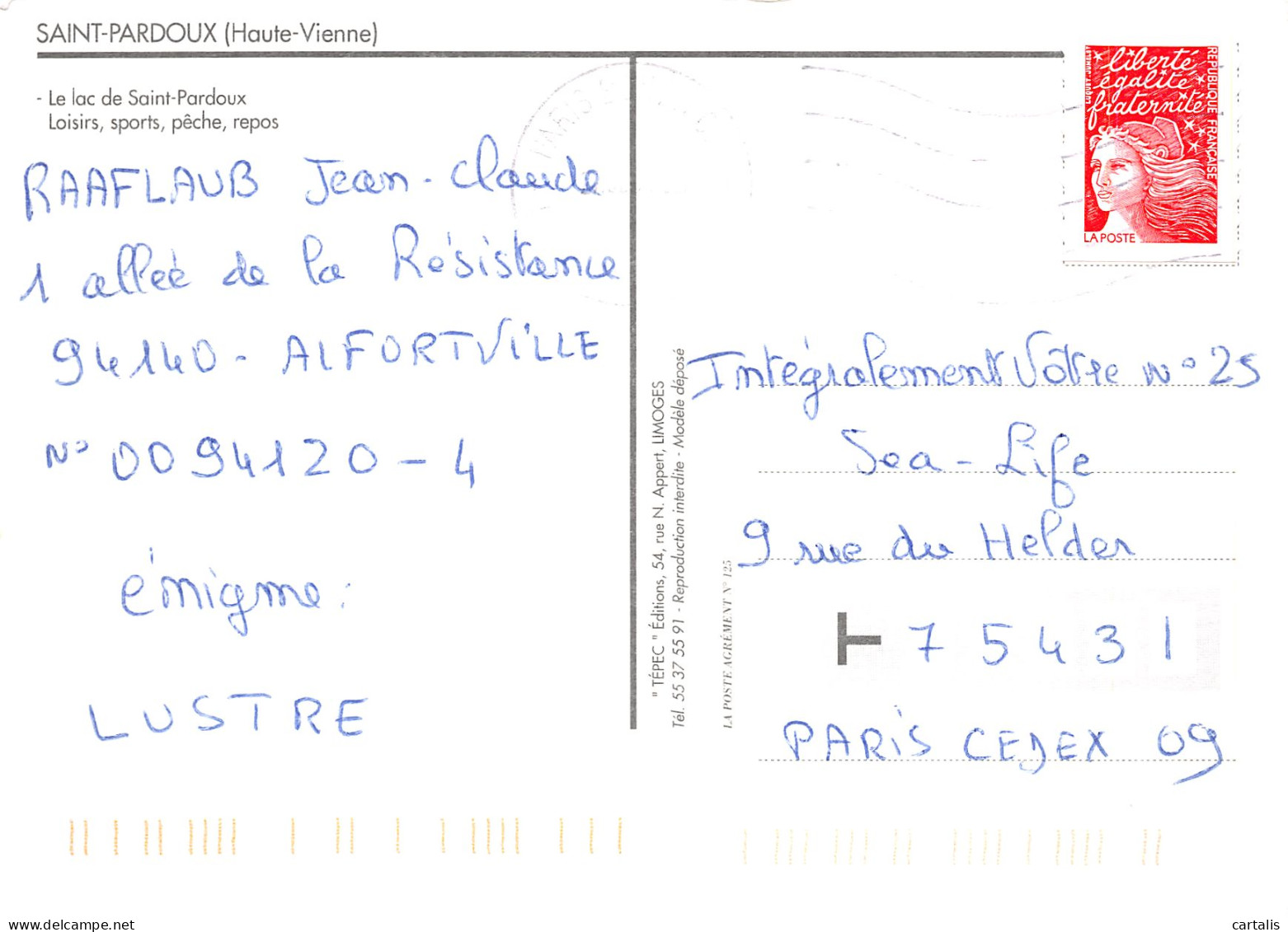 87-SAINT PARDOUX-N°4179-B/0239 - Other & Unclassified