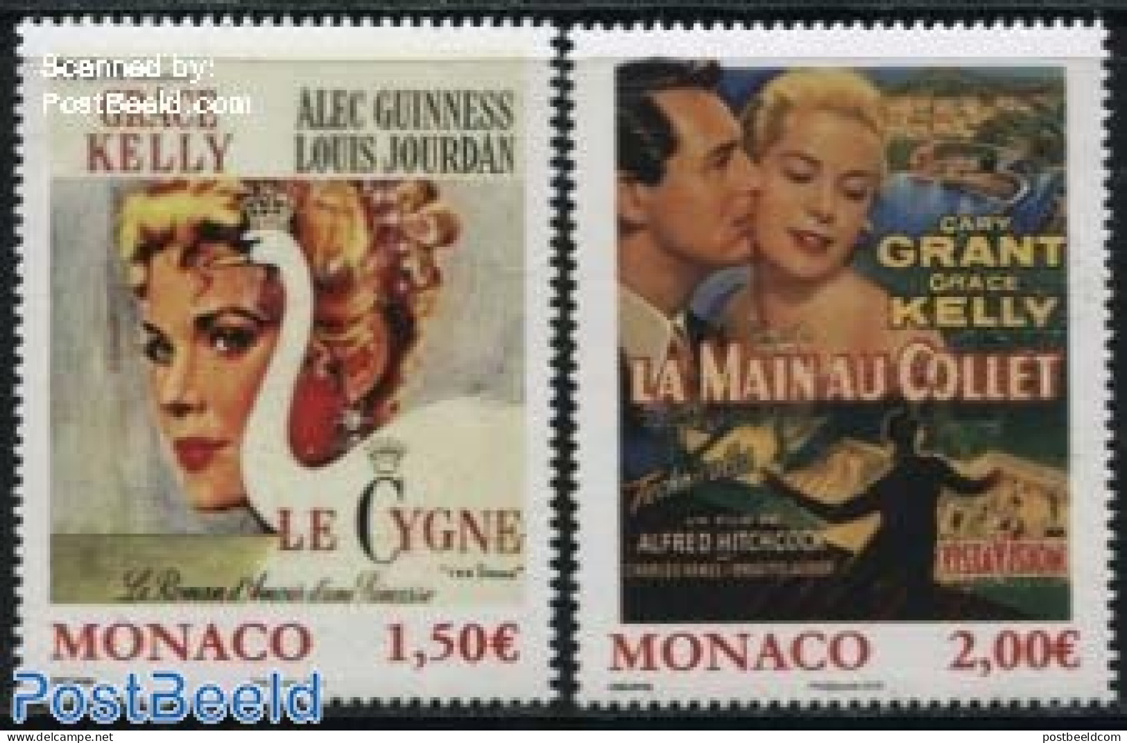 Monaco 2015 Film Posters With Grace Kelly 2v, Mint NH, Performance Art - Movie Stars - Art - Poster Art - Ungebraucht
