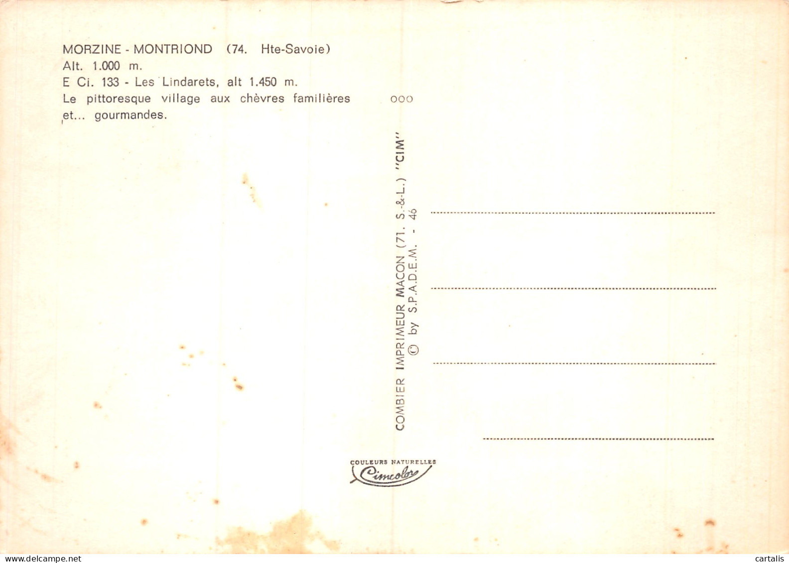 74-MORZINE MONTRIOND-N°4179-B/0059 - Morzine