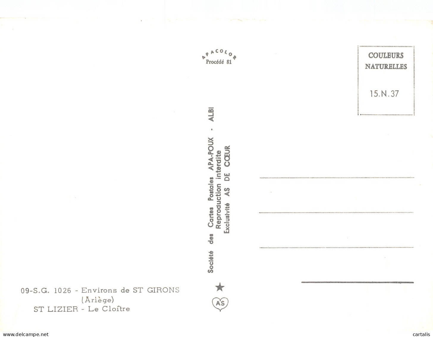 09-SAINT LIZIER-N°4179-B/0045 - Other & Unclassified