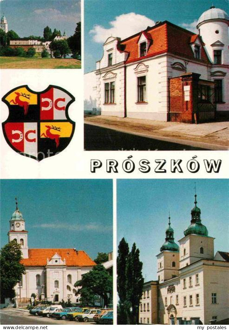 72796246 Proskau Proszkow Kamieniczka Kosciol Sw. Jerzego Zamek Pruszkowskich Pr - Polen