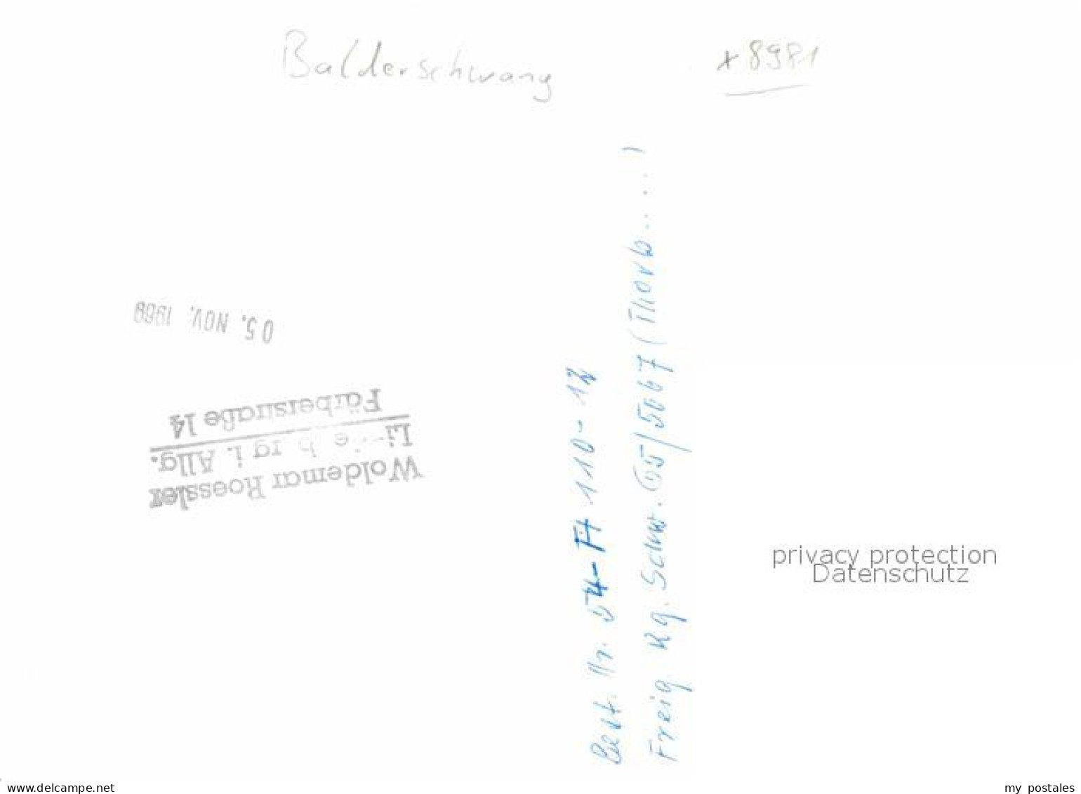 72796078 Balderschwang Fliegeraufnahme Balderschwang - Andere & Zonder Classificatie