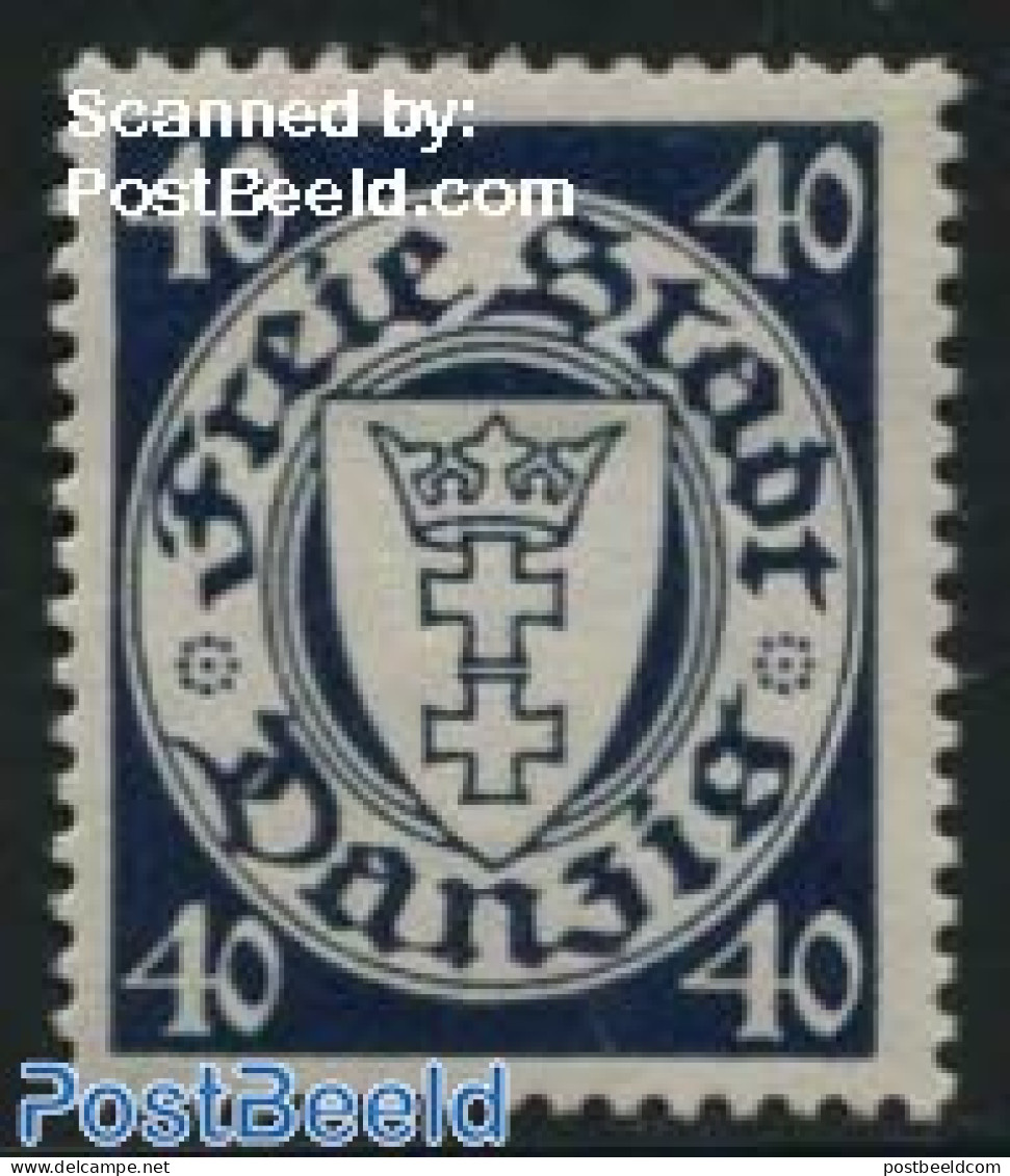 Germany, Danzig 1935 40pf, Stamp Out Of Set, Mint NH - Other & Unclassified