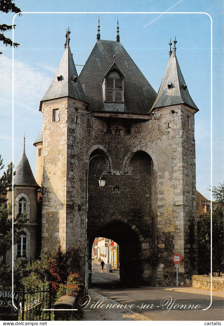 89-VILLENEUVE SUR YONNE-N°4179-A/0119 - Villeneuve-sur-Yonne