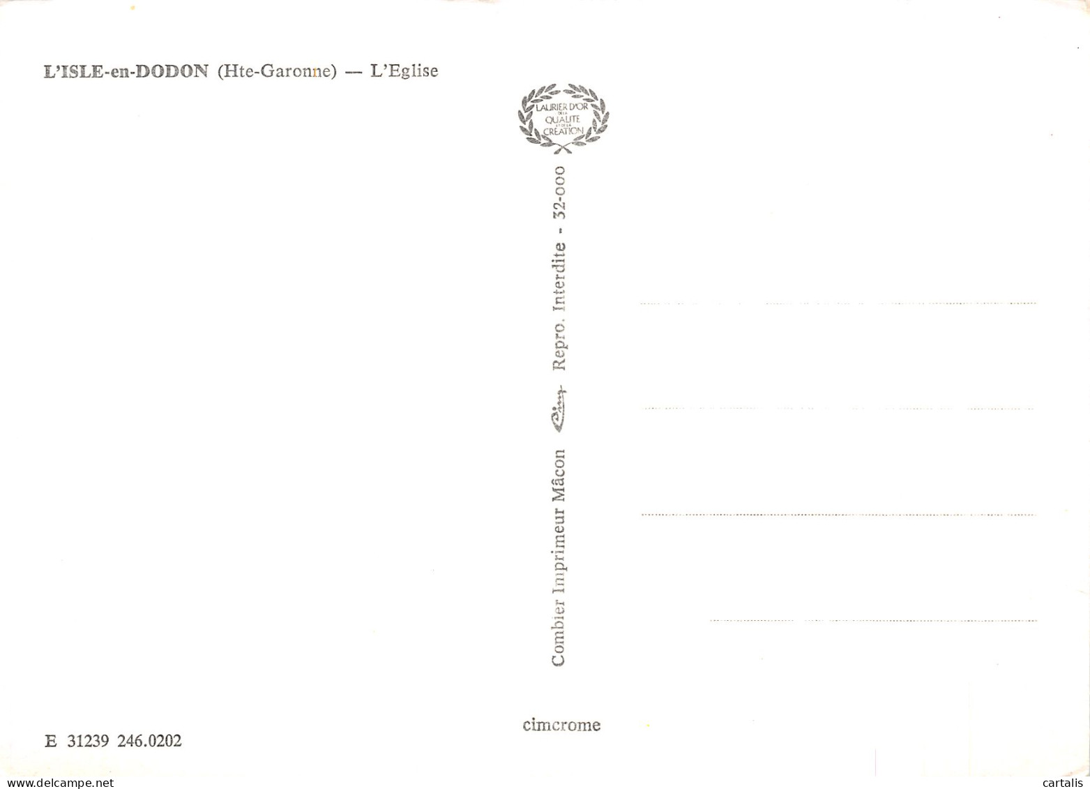 31-ISLE EN DODON-N°4179-A/0059 - Altri & Non Classificati