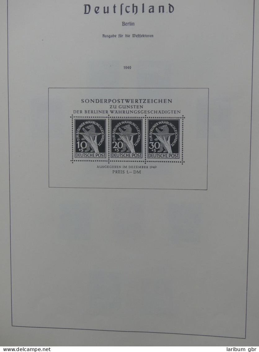 Berlin Sammlung teils gestempelt, teils postfrisch mit besseren Ausgaben #LX712