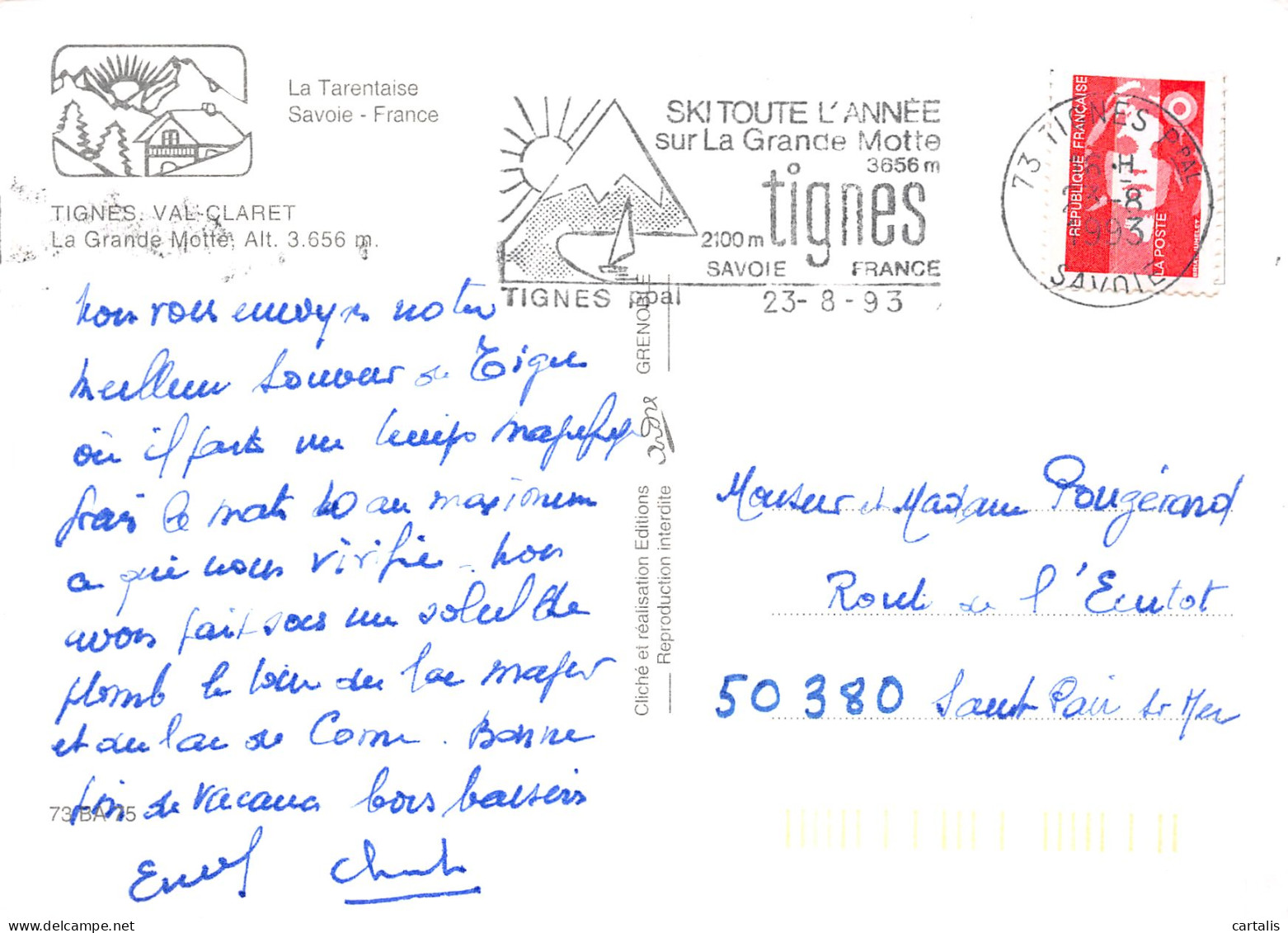 73-TIGNES VAL CLARET-N°4178-D/0191 - Other & Unclassified