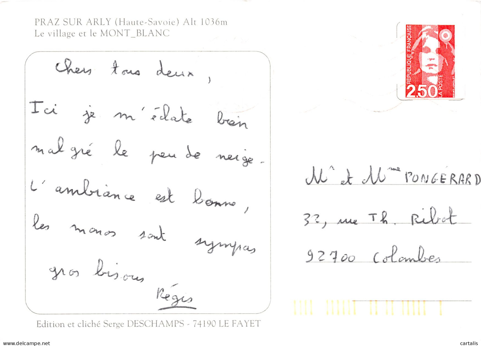 74-PRAZ SUR ARLY-N°4178-D/0189 - Other & Unclassified