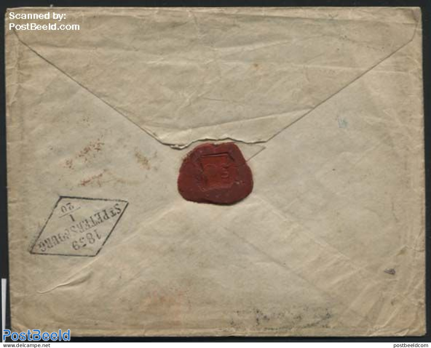 Russia 1859 Letter From St. Petersburg To London, Postal History - Other & Unclassified