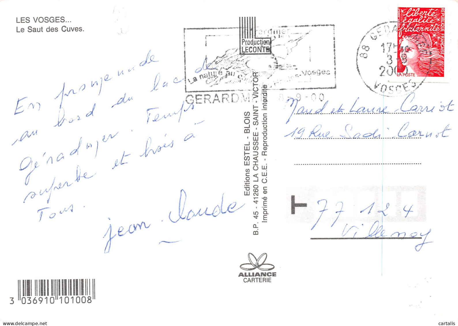 88-LES VOSGES-N°4180-A/0063 - Other & Unclassified
