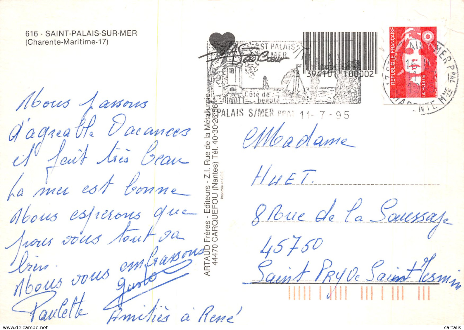 17-SAINT PALAIS SUR MER-N°4179-D/0359 - Saint-Palais-sur-Mer