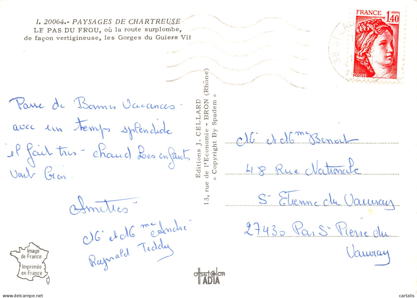 38-LE PAS DU FROU-N°4179-D/0289 - Other & Unclassified