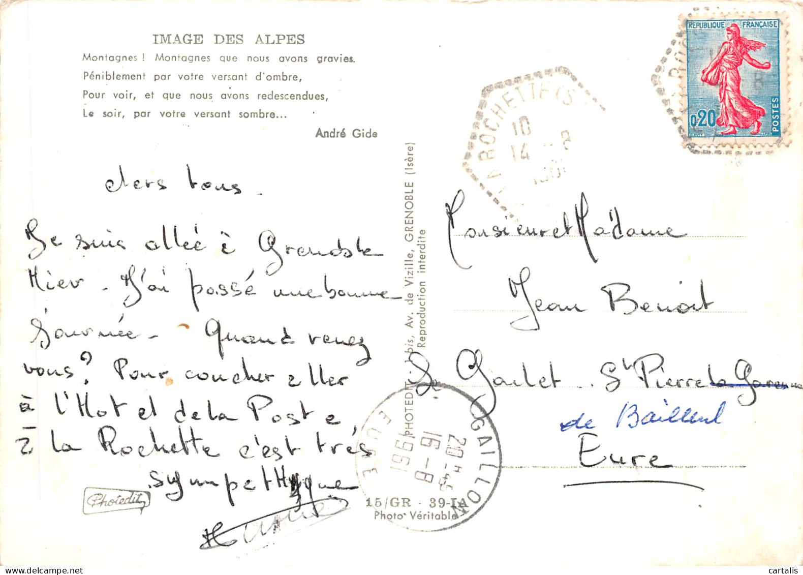 38-LES ALPES-N°4179-D/0239 - Other & Unclassified