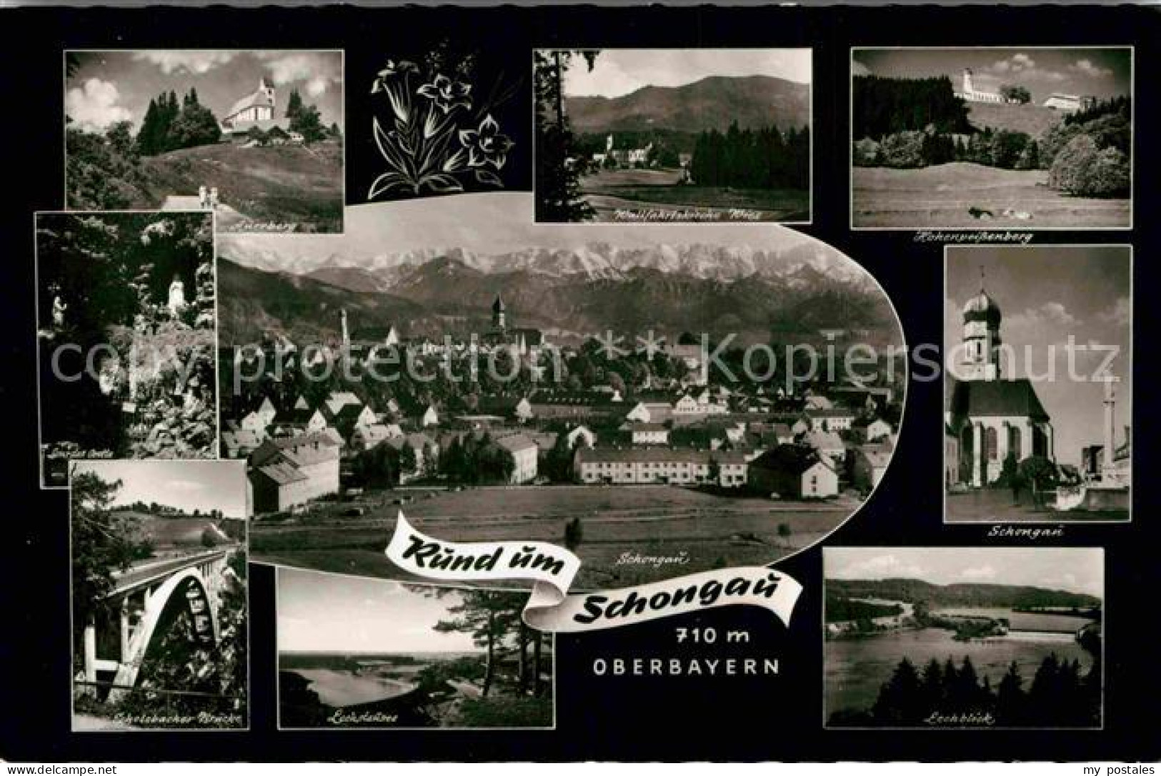 72795968 Schongau Auerberg Lourdes Grotte Echelsbacher Bruecke Lechstausee Schon - Andere & Zonder Classificatie