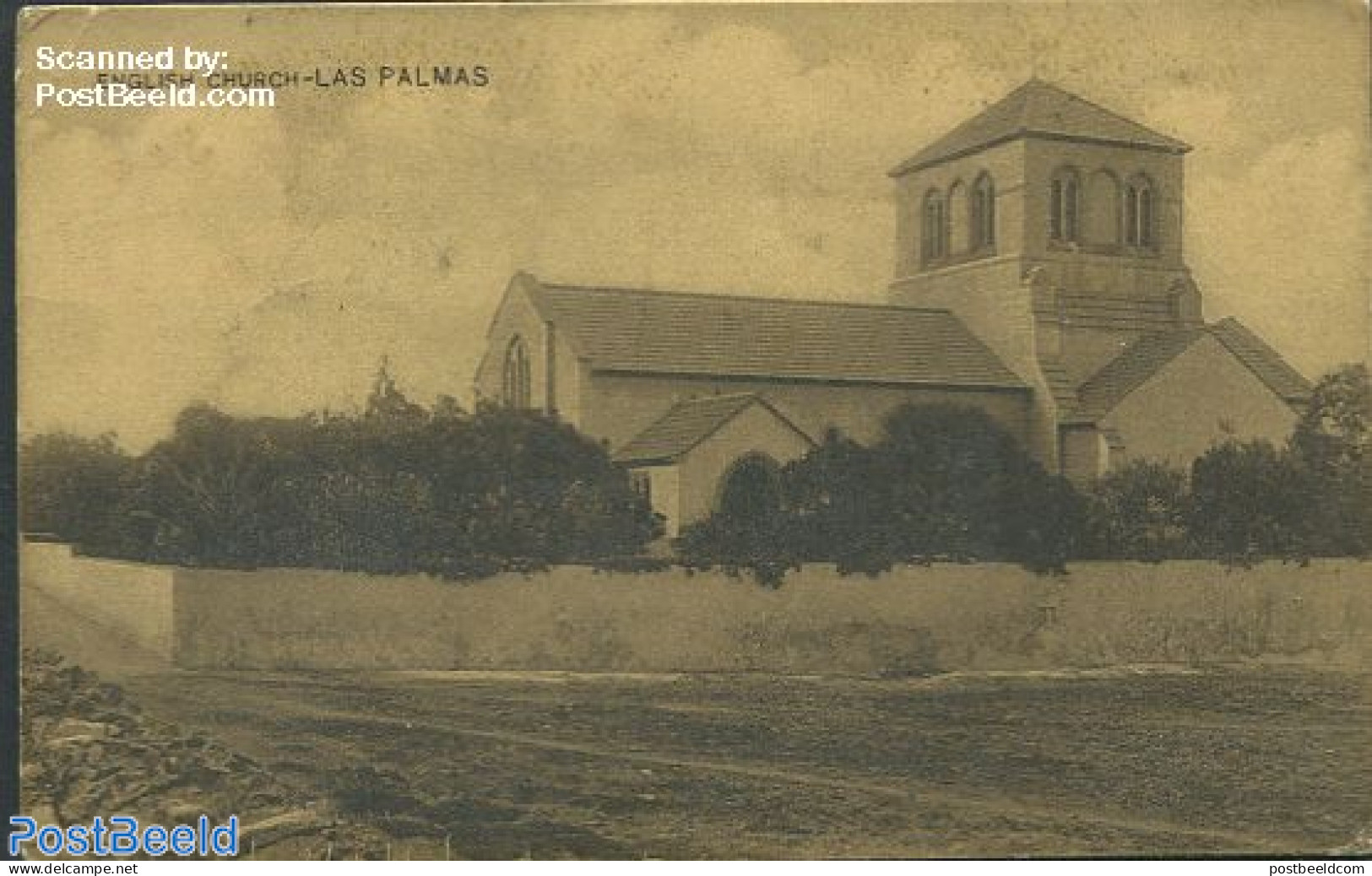 Spain 1908 Greeting Card From Las Palmas To Liverpool, Postal History - Briefe U. Dokumente